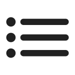 Text Bullet List SVG Icon